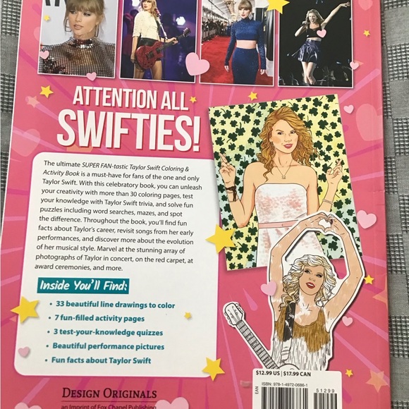 Lot Of Girls Taylor Swift Shirts Sz. S, Coloring Book, Bracelets, Posters - Picture 8 of 12